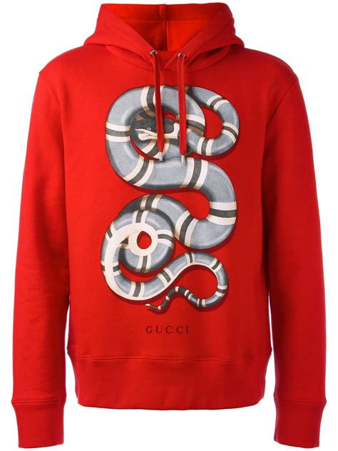 black and red gucci sweatshirt|Gucci hoodie snake.